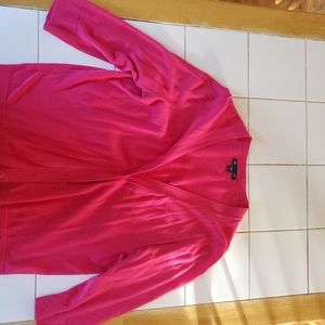 Hot pink cardigan